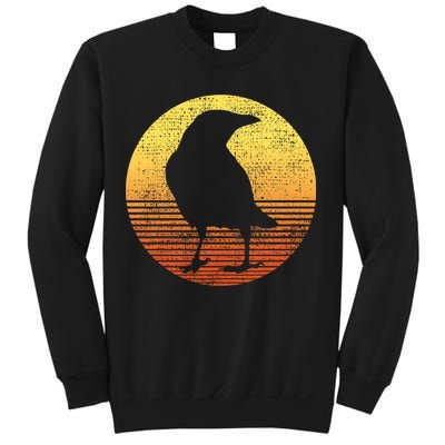 Crow Bird Lover Gift Raven Vintage Sweatshirt