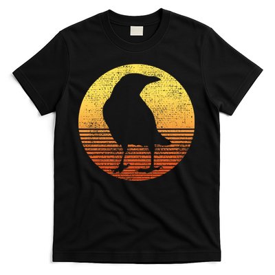 Crow Bird Lover Gift Raven Vintage T-Shirt