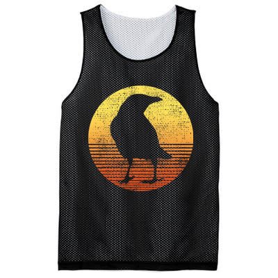 Crow Bird Lover Gift Raven Vintage Mesh Reversible Basketball Jersey Tank