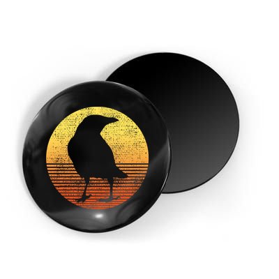 Crow Bird Lover Gift Raven Vintage Magnet
