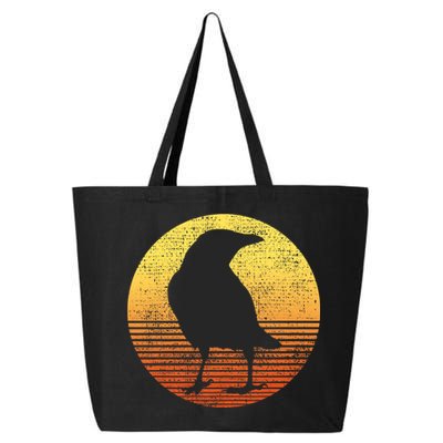 Crow Bird Lover Gift Raven Vintage 25L Jumbo Tote