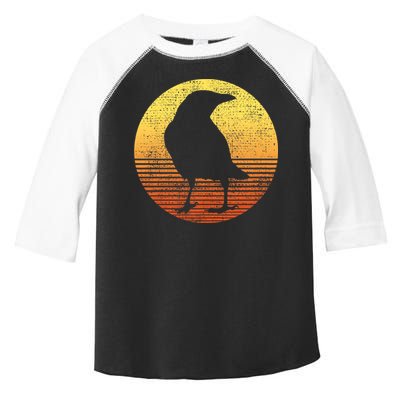 Crow Bird Lover Gift Raven Vintage Toddler Fine Jersey T-Shirt