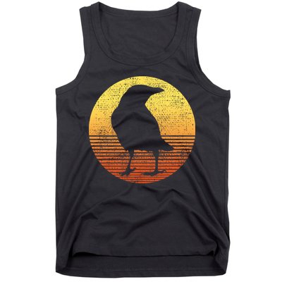 Crow Bird Lover Gift Raven Vintage Tank Top