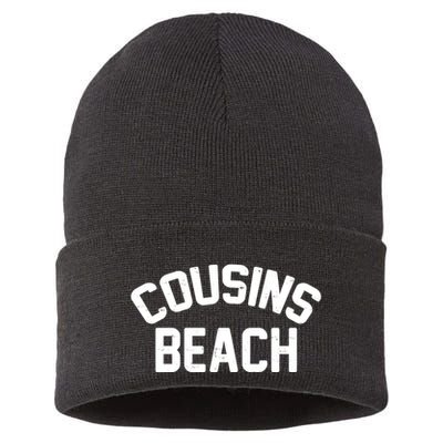Cousins Beach Logo Sustainable Knit Beanie