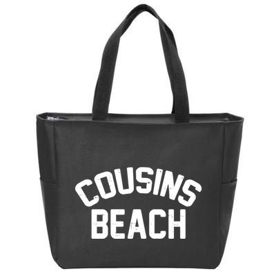 Cousins Beach Logo Zip Tote Bag