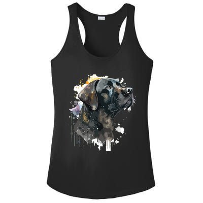 Cute Black Lab Black Labrador Retriever Puppy Dog Mom Animal Ladies PosiCharge Competitor Racerback Tank