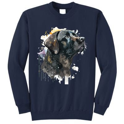 Cute Black Lab Black Labrador Retriever Puppy Dog Mom Animal Tall Sweatshirt