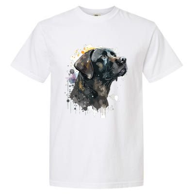 Cute Black Lab Black Labrador Retriever Puppy Dog Mom Animal Garment-Dyed Heavyweight T-Shirt