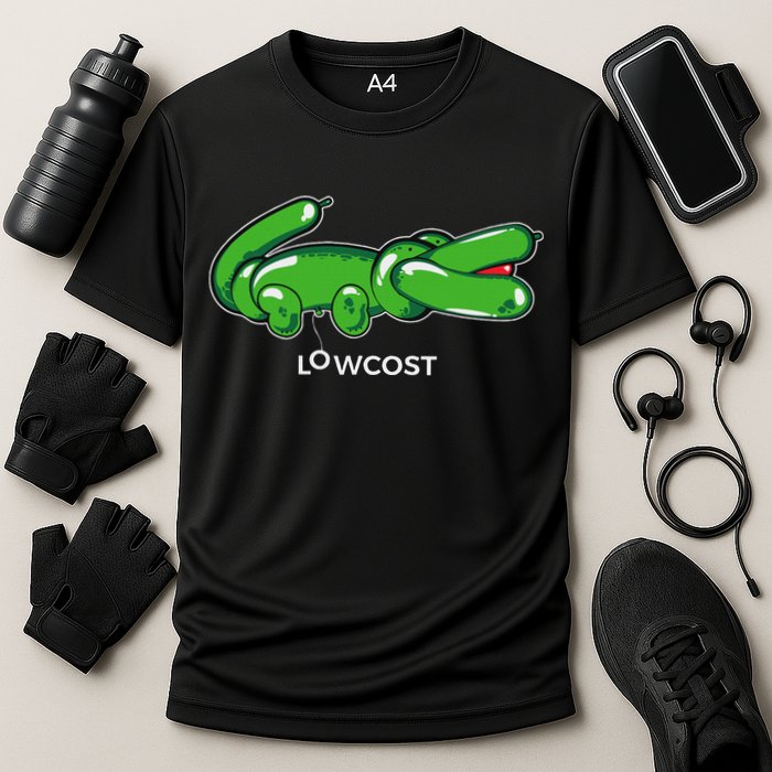 Crocodile Balloon Low Cost Funny Brand Sarcasm Sarcastic Performance Shirt