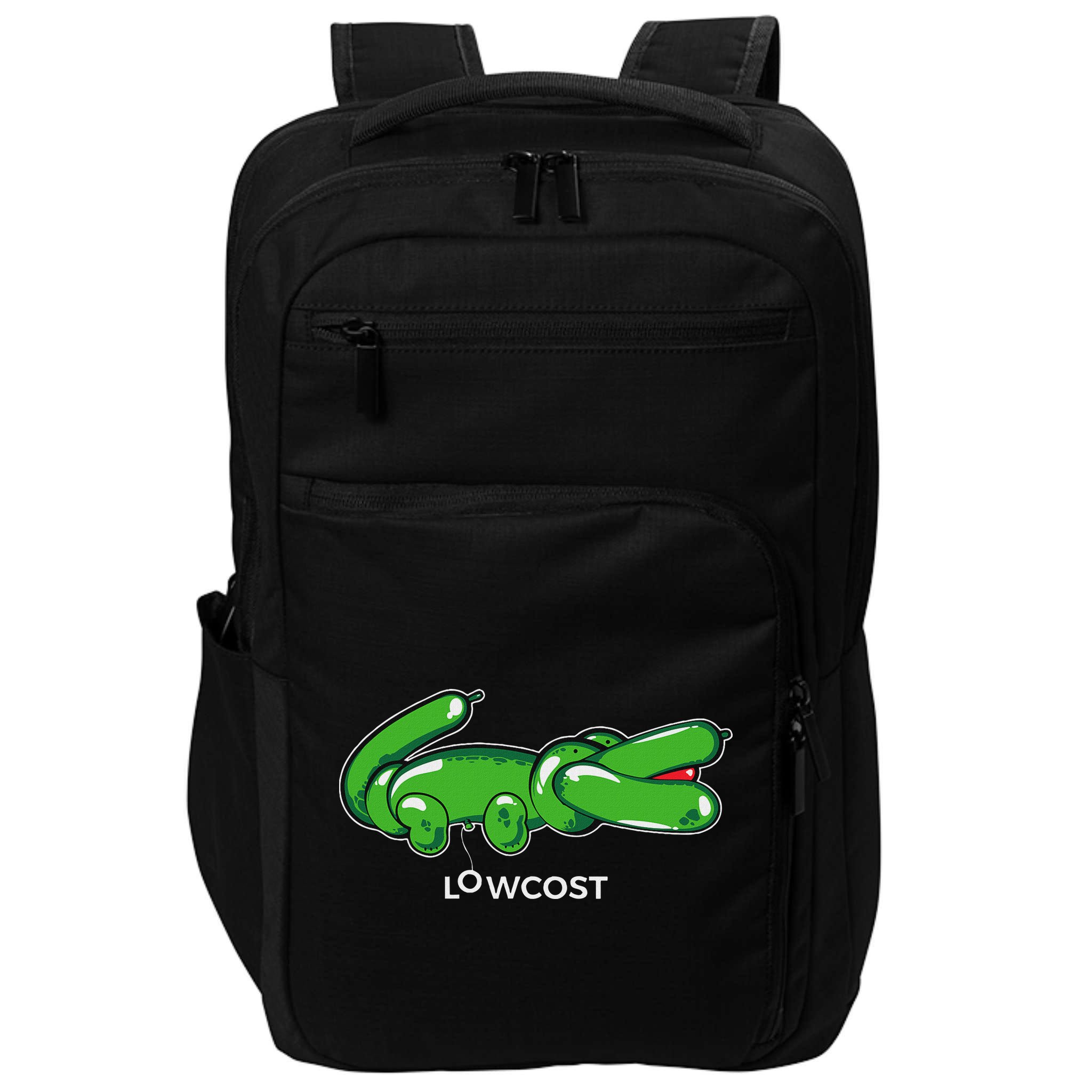 Crocodile Balloon Low Cost Funny Brand Sarcasm Sarcastic Impact Tech Backpack