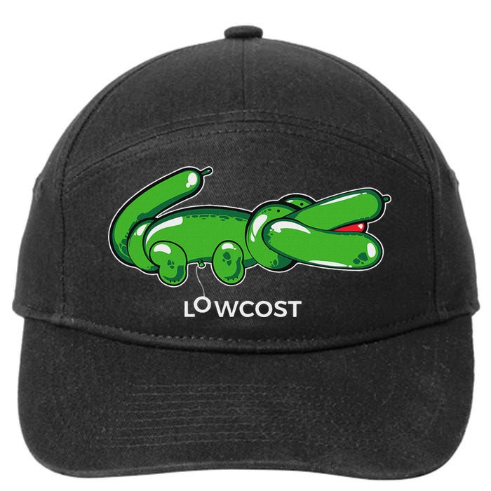Crocodile Balloon Low Cost Funny Brand Sarcasm Sarcastic 7-Panel Snapback Hat