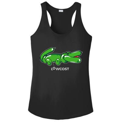 Crocodile Balloon Low Cost Funny Brand Sarcasm Sarcastic Ladies PosiCharge Competitor Racerback Tank