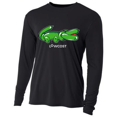 Crocodile Balloon Low Cost Funny Brand Sarcasm Sarcastic Cooling Performance Long Sleeve Crew