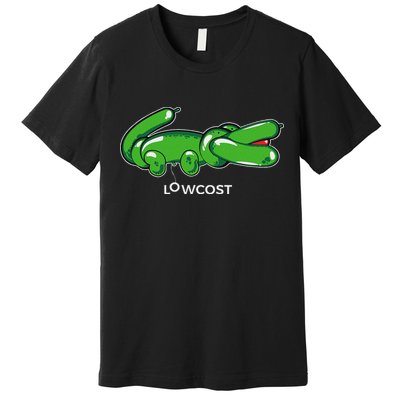 Crocodile Balloon Low Cost Funny Brand Sarcasm Sarcastic Premium T-Shirt
