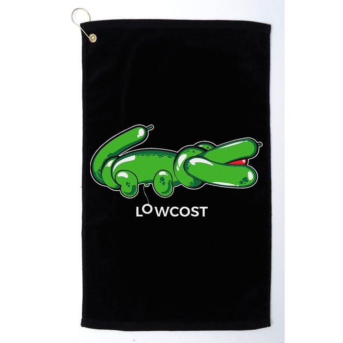 Crocodile Balloon Low Cost Funny Brand Sarcasm Sarcastic Golf Towel