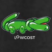 Crocodile Balloon Low Cost Funny Brand Sarcasm Sarcastic Golf Towel