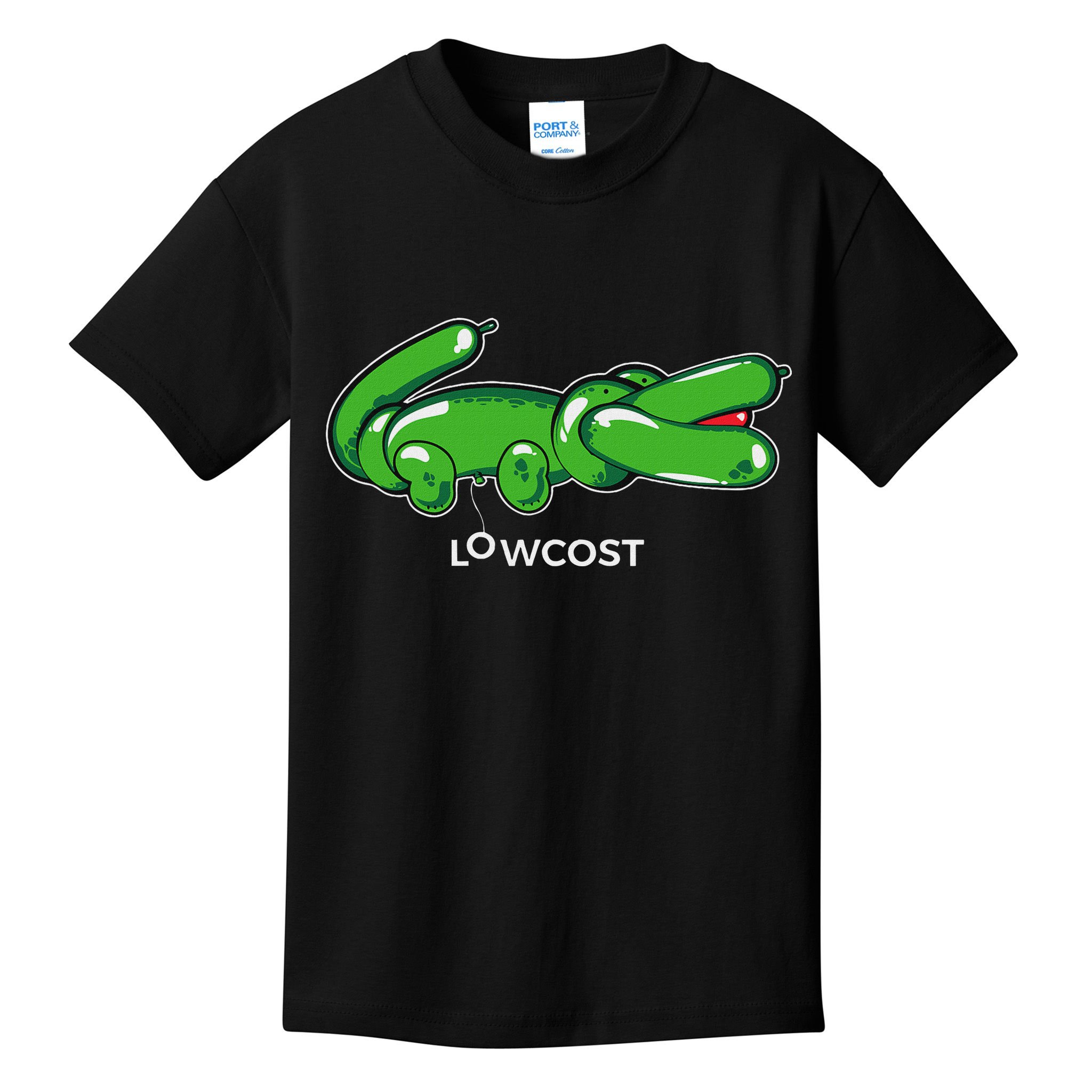 Crocodile Balloon Low Cost Funny Brand Sarcasm Sarcastic Kids T-Shirt