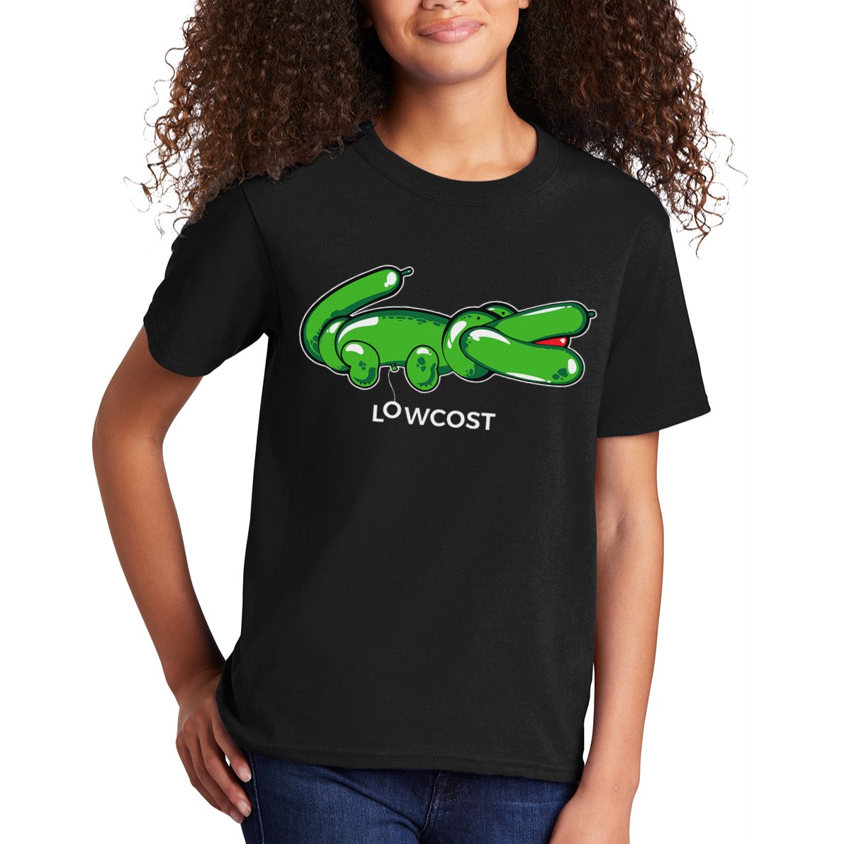 Crocodile Balloon Low Cost Funny Brand Sarcasm Sarcastic Kids T-Shirt