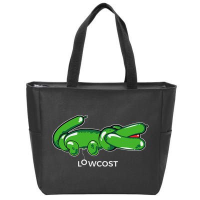 Crocodile Balloon Low Cost Funny Brand Sarcasm Sarcastic Zip Tote Bag