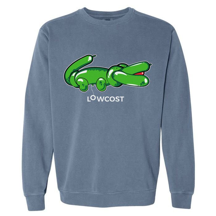 Crocodile Balloon Low Cost Funny Brand Sarcasm Sarcastic Garment-Dyed Sweatshirt