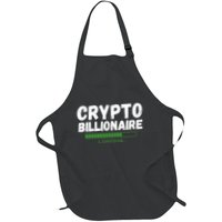 Crypto Billionaire Loading Full-Length Apron With Pockets
