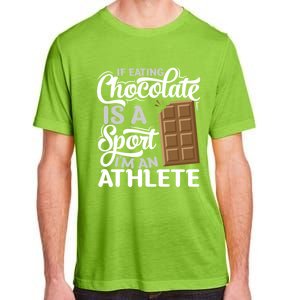 Chocolate Bar Lover Gift Chocoholic Choco Sweets Bar Chocolate Gift Adult ChromaSoft Performance T-Shirt