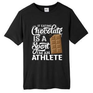 Chocolate Bar Lover Gift Chocoholic Choco Sweets Bar Chocolate Gift Tall Fusion ChromaSoft Performance T-Shirt