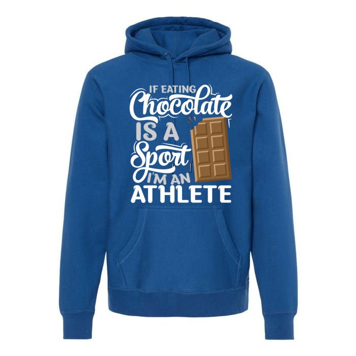 Chocolate Bar Lover Gift Chocoholic Choco Sweets Bar Chocolate Gift Premium Hoodie