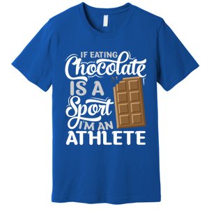 Chocolate Bar Lover Gift Chocoholic Choco Sweets Bar Chocolate Gift Premium T-Shirt