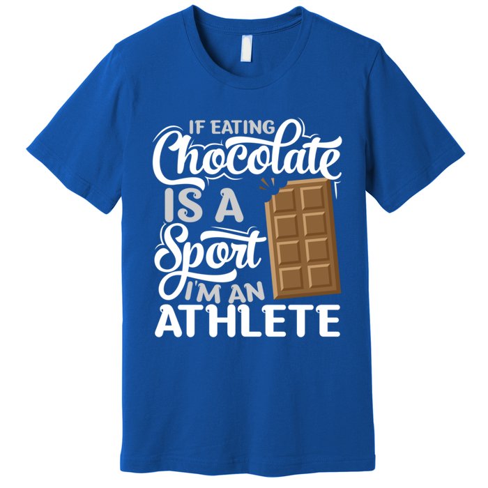 Chocolate Bar Lover Gift Chocoholic Choco Sweets Bar Chocolate Gift Premium T-Shirt