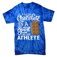 Chocolate Bar Lover Gift Chocoholic Choco Sweets Bar Chocolate Gift Tie-Dye T-Shirt