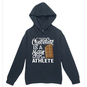 Chocolate Bar Lover Gift Chocoholic Choco Sweets Bar Chocolate Gift Urban Pullover Hoodie