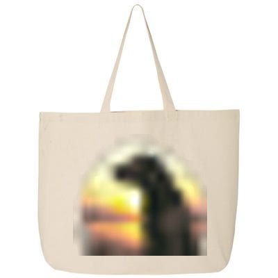 Cute Black Lab Black Labrador Retriever Puppy Dog Mom Animal 25L Jumbo Tote