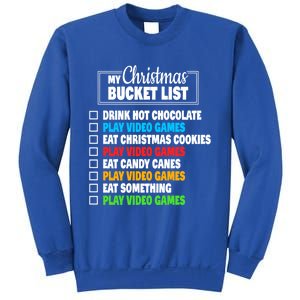 Christmas Bucket List Gamer Video Games Xmas Cool Gift Sweatshirt