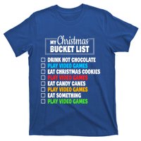 Christmas Bucket List Gamer Video Games Xmas Cool Gift T-Shirt