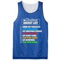 Christmas Bucket List Gamer Video Games Xmas Cool Gift Mesh Reversible Basketball Jersey Tank