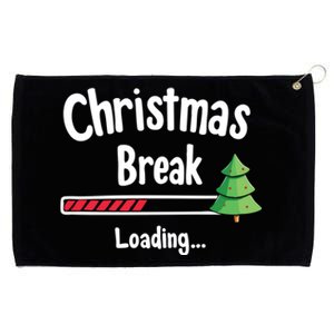 Christmas Break Loading Funny Xmas Holiday Teachers Meaningful Gift Grommeted Golf Towel