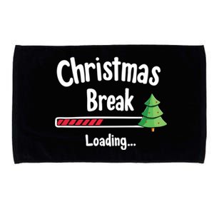 Christmas Break Loading Funny Xmas Holiday Teachers Meaningful Gift Microfiber Hand Towel