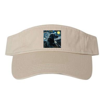 Cute Black Lab Black Labrador Retriever Puppy Dog Mom Animal Valucap Bio-Washed Visor