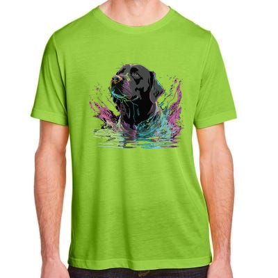 Cute Black Lab Black Labrador Retriever Puppy Dog Mom Animal Adult ChromaSoft Performance T-Shirt