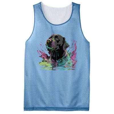 Cute Black Lab Black Labrador Retriever Puppy Dog Mom Animal Mesh Reversible Basketball Jersey Tank