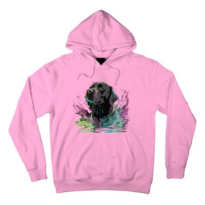 Cute Black Lab Black Labrador Retriever Puppy Dog Mom Animal Hoodie