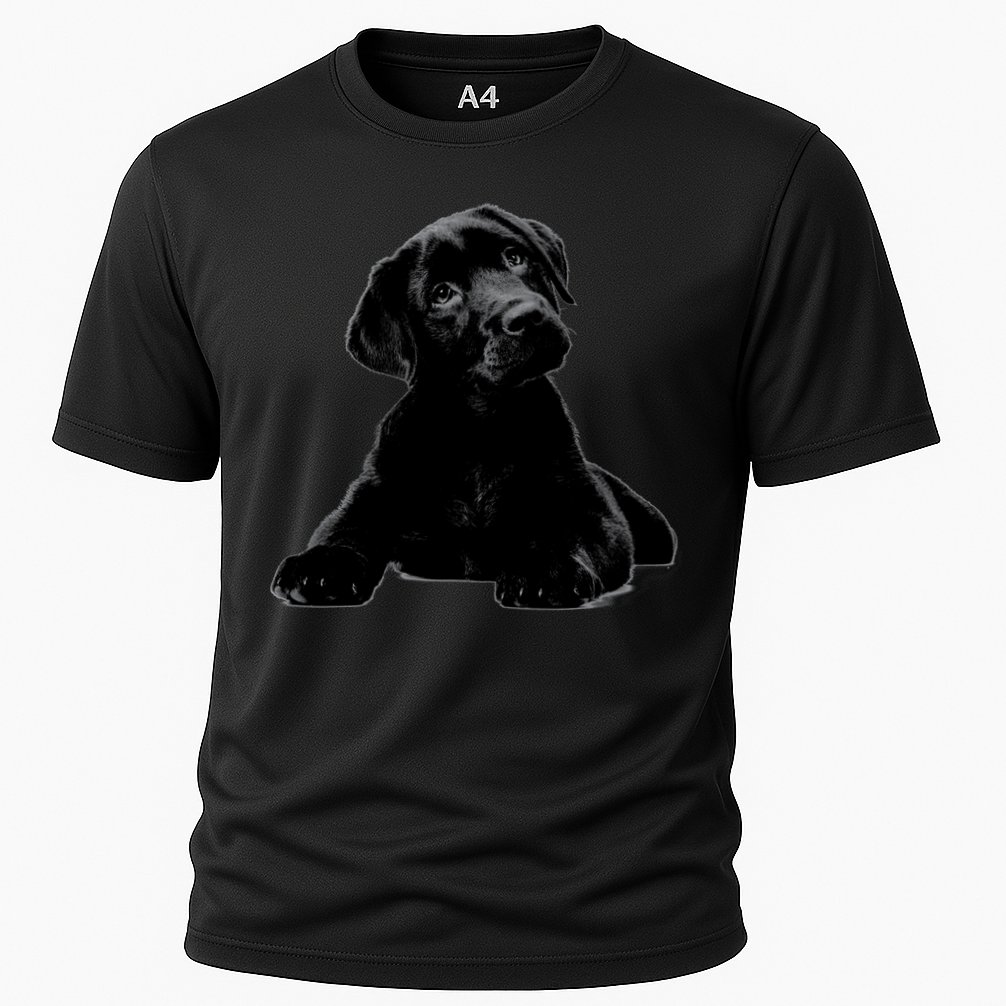 Cute Black Lab Puppy Dog Animal Lover Gift Cooling Performance Crew T-Shirt
