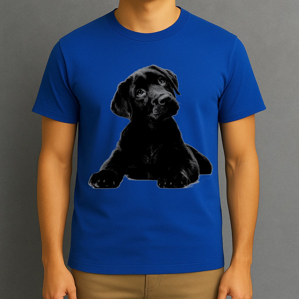 Cute Black Lab Puppy Dog Animal Lover Gift T-Shirt