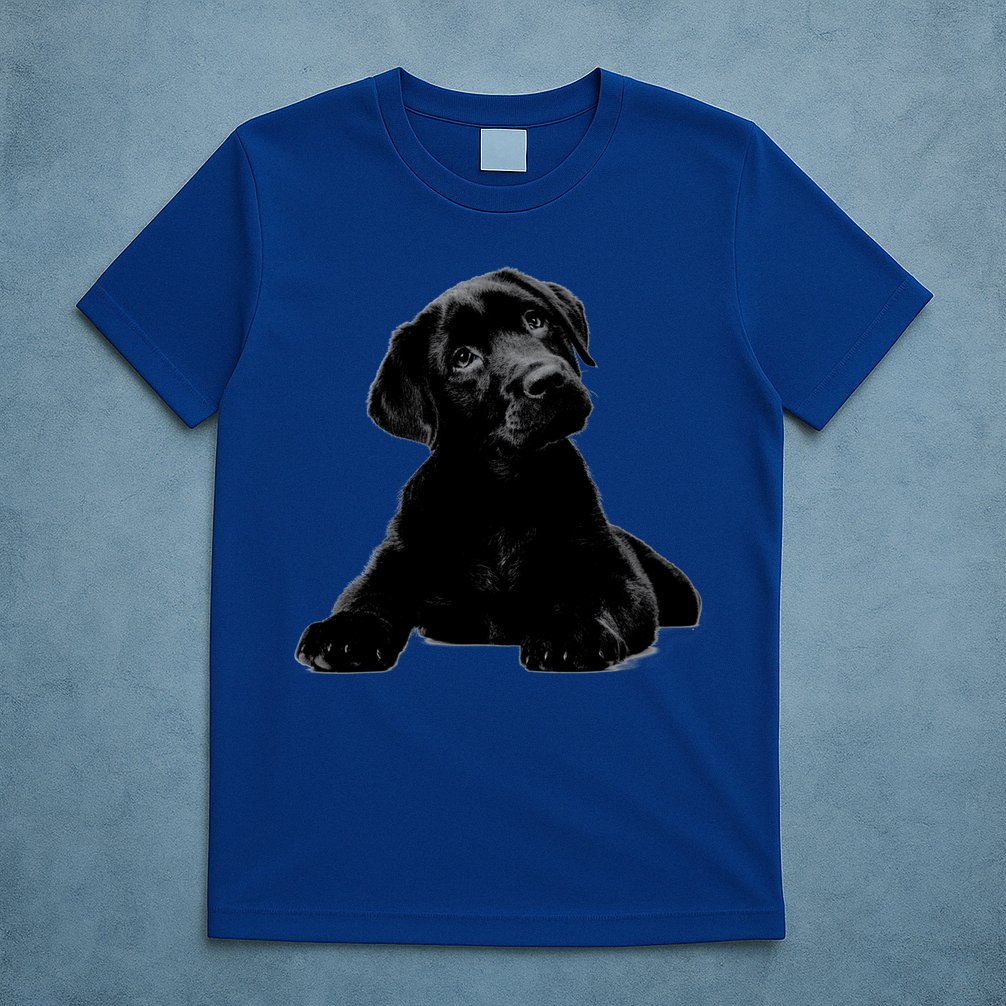 Cute Black Lab Puppy Dog Animal Lover Gift T-Shirt