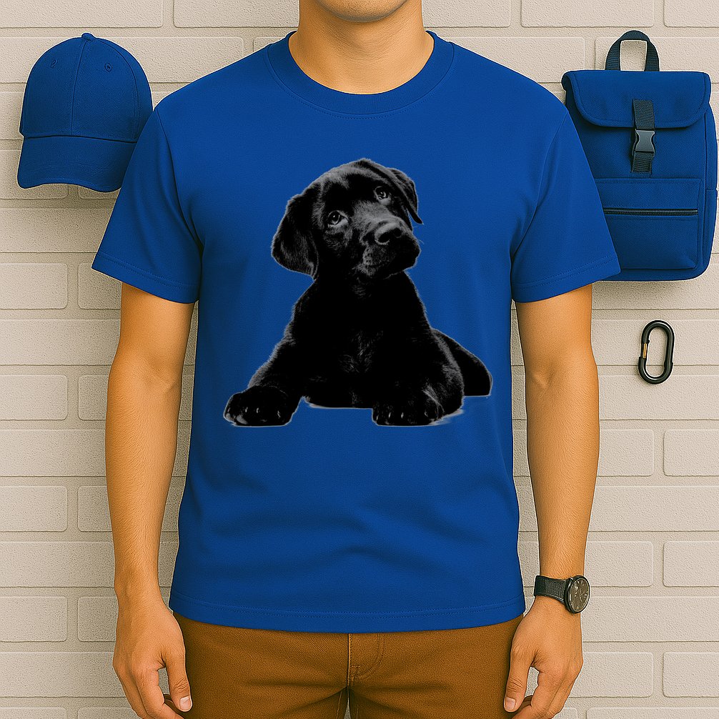 Cute Black Lab Puppy Dog Animal Lover Gift T-Shirt
