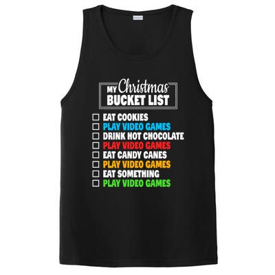 Christmas Bucket List Video Gamer Xmas Cute Gift PosiCharge Competitor Tank