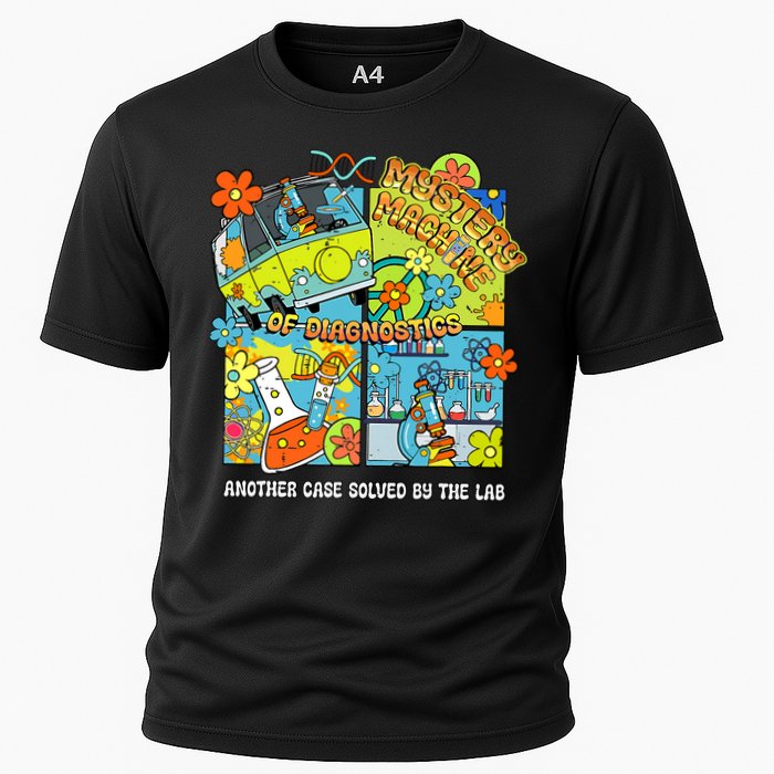 Cute Bus Lab Week 2025 Retro Mystery Machine Of Diagnostics Cooling Performance Crew T-Shirt