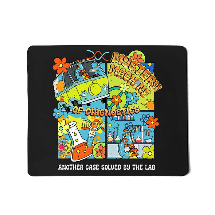 Cute Bus Lab Week 2025 Retro Mystery Machine Of Diagnostics Mousepad