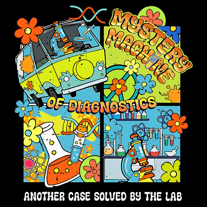 Cute Bus Lab Week 2025 Retro Mystery Machine Of Diagnostics Mousepad